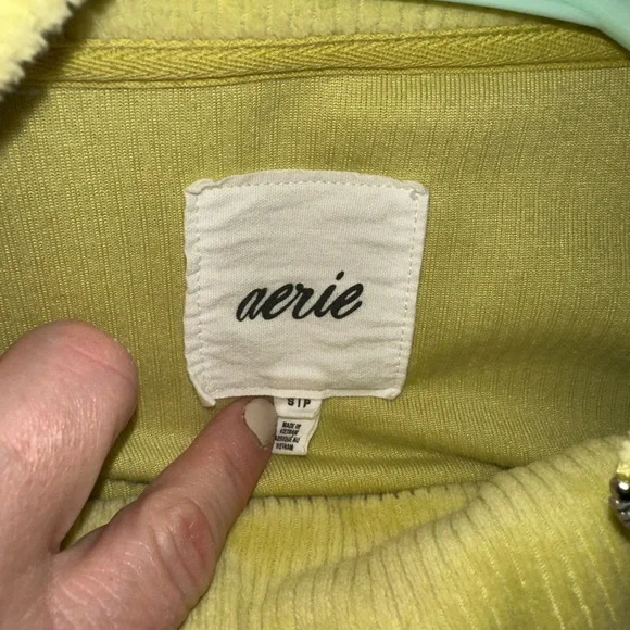 Aerie Lime Green Corduroy Set - Picture 2 of 3
